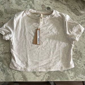 NEW- COTTON JERSEY COLLECTION 
SZ- Small 
Color- Heather Oatmeal